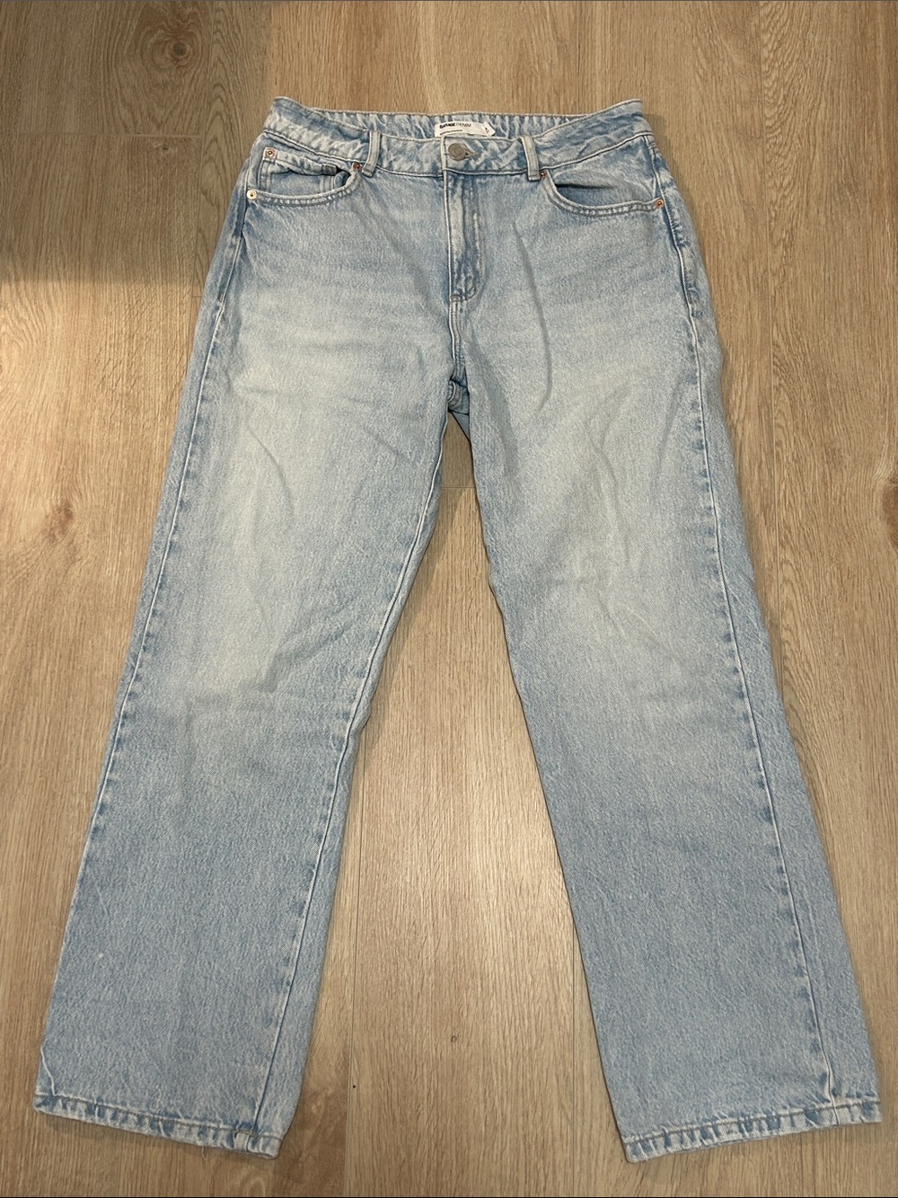 garage straight/ slouchy jeans